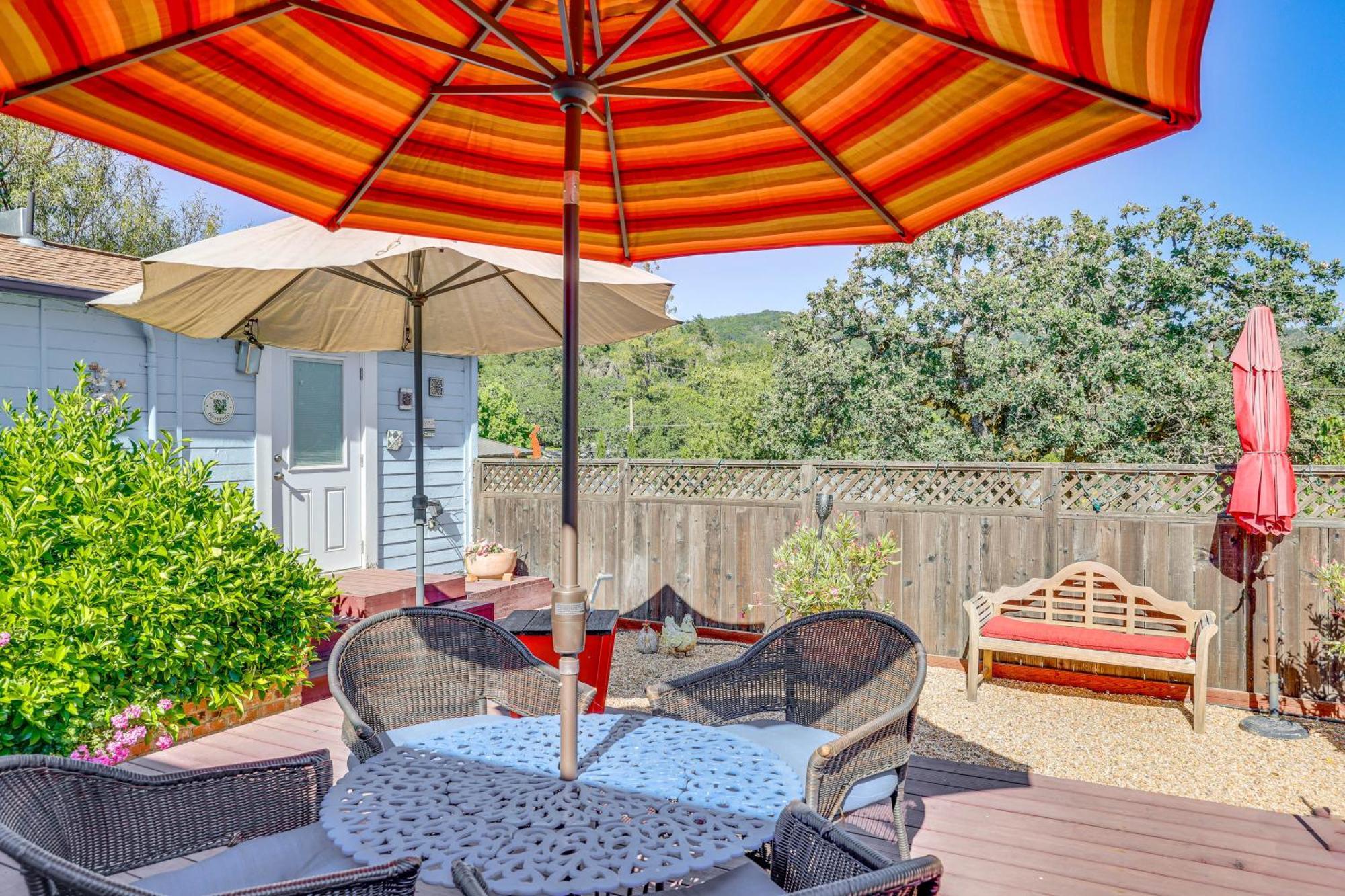 Romantic Casita With Garden And Deck 2 Miles To Plaza! Sonoma Exterior foto