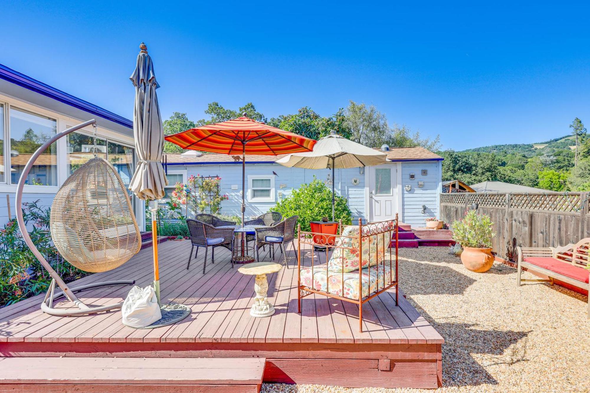 Romantic Casita With Garden And Deck 2 Miles To Plaza! Sonoma Exterior foto